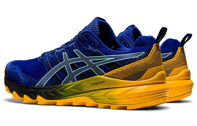Shop ASICS Gel-Trabuco 9 'Deep Blue Yellow' 1011B030-400