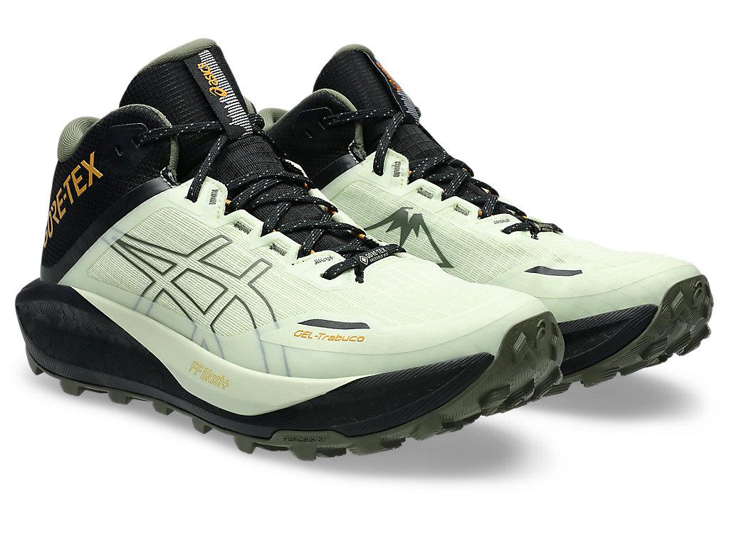 Lookbook ASICS GEL-TRABUCO MT GTX Waterproof Trail Running Shoes Whisper Green/Mantle Green 1011C085-300