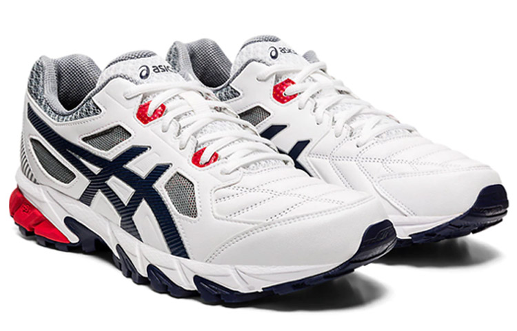 Lookbook ASICS Gel-Trigger 12 Chaussures de Running Blanc/Rouge S704Y-103