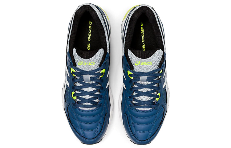 Shop ASICS Gel-Trigger 12 Chaussures de Sport Bleu/Jaune S704Y-400