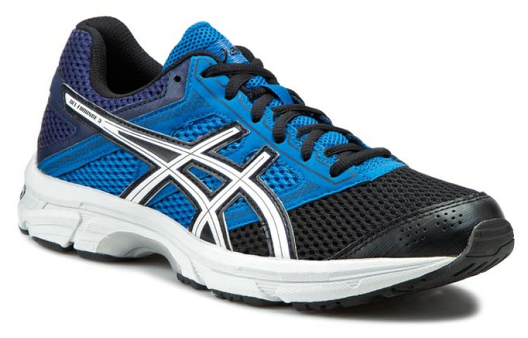 Lookbook ASICS Gel-Trounce 3 'Biru Hitam Perak' T5C2N-3901