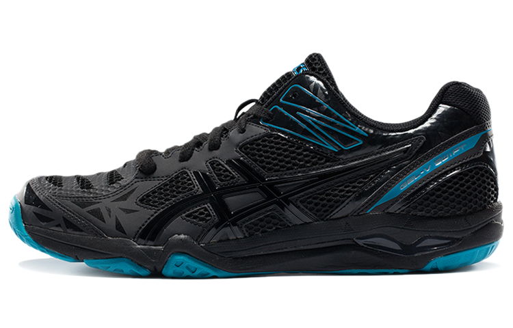 ASICS Gel-V Swift Cv Lo Low-Top Volleyball Shoes Black/Blue