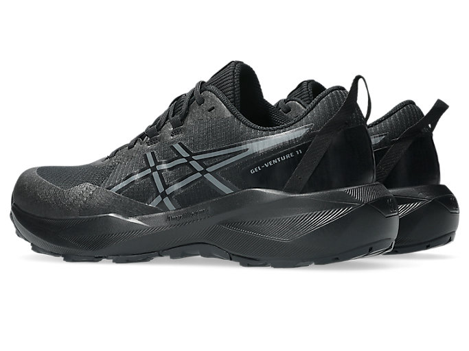 Lookbook ASICS GEL-VENTURE 11 Lebar Tambahan Kasut Lari Trail Hitam/Carrier Grey 1011C161-003