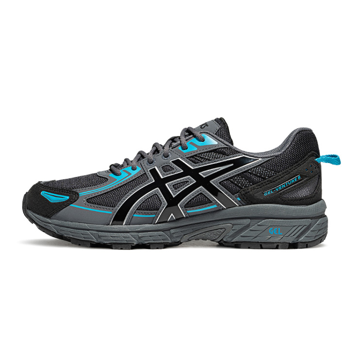 ASICS Gel-Venture 6 Black Low-Top Running Shoes Durable & Comfortable 1203A438-003