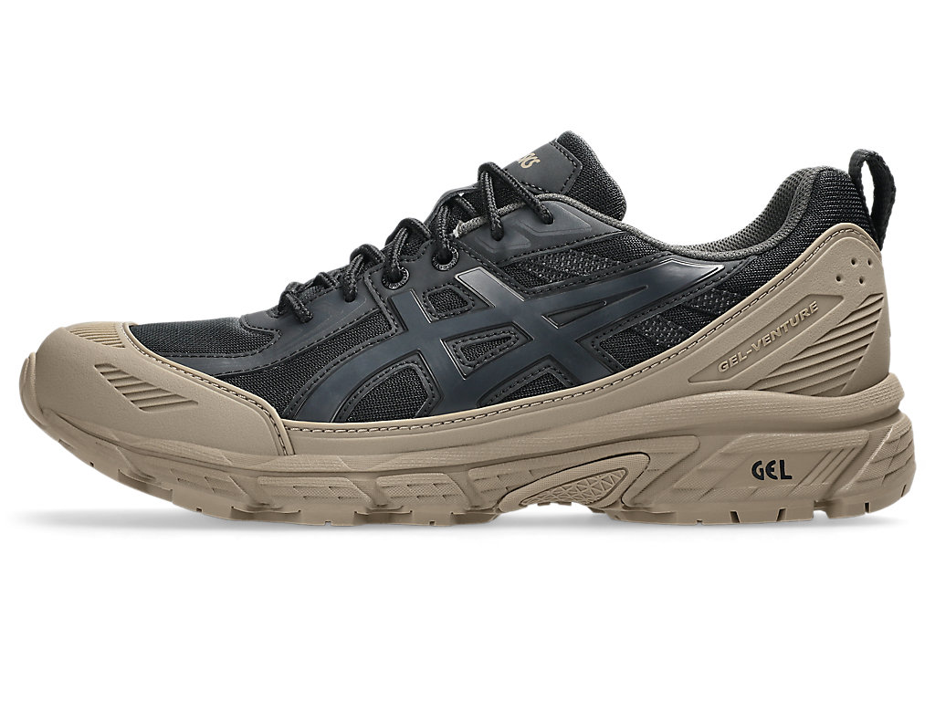 Cheap ASICS GEL-VENTURE 6 SHIELD 越野跑鞋 黑色/辣椒色 1203A474-004