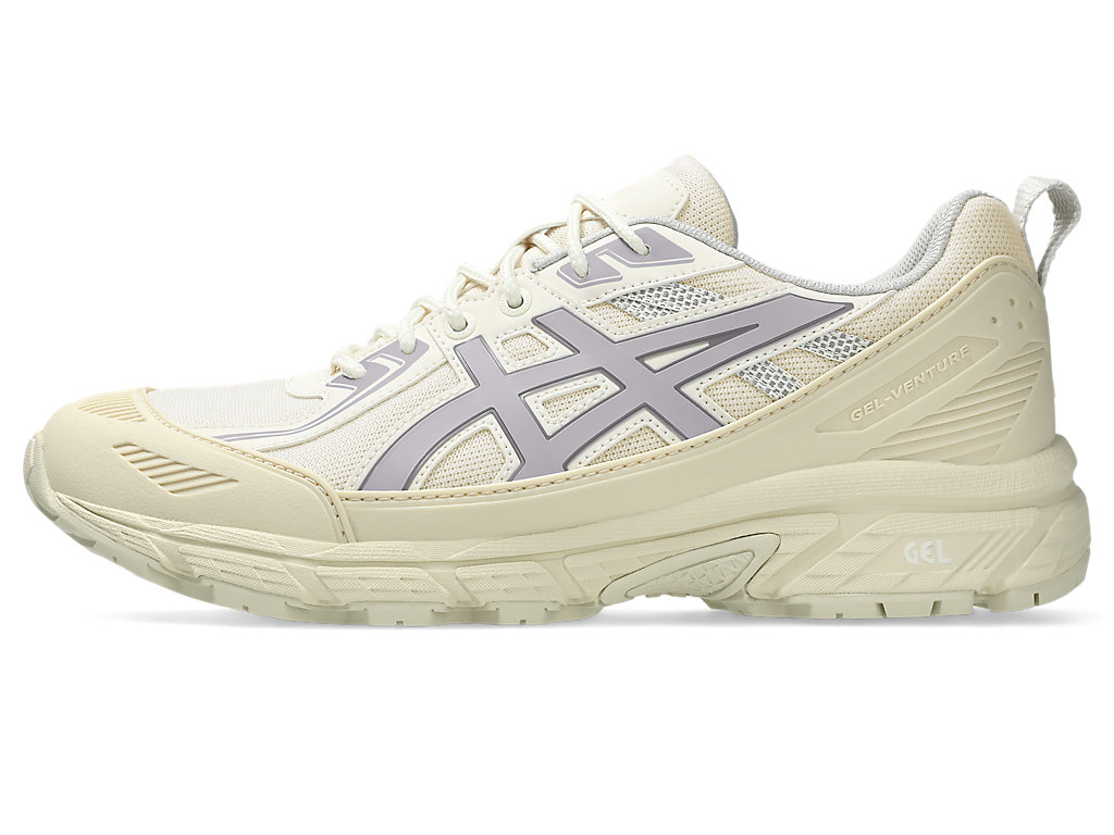 Cheap 아식스 젤-벤처 6 쉴드 트레일 러닝화 크림/클라우드 그레이 1203A474-100