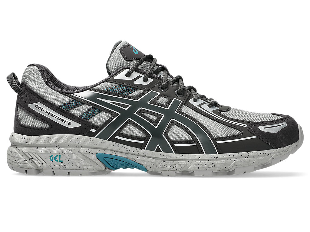 ASICS GEL-Venture 6 Trail Running Shoes Cement Grey/Obsidian Grey 1203A438-028