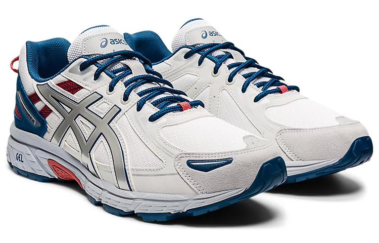 Lookbook ASICS Gel-Venture 6 Putih Perak Murni Biru 1201A553-100
