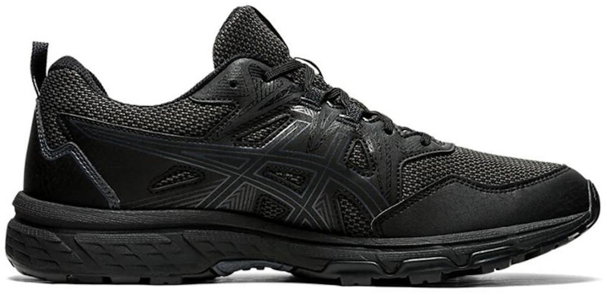 ASICS Gel Venture 8 'Triple Black' Hitam Gelap Sepatu Lari 1011A824-001 Lookbook ASICS Gel Venture 8 'Triple Black' Hitam Gelap Sepatu Lari 1011A824-001