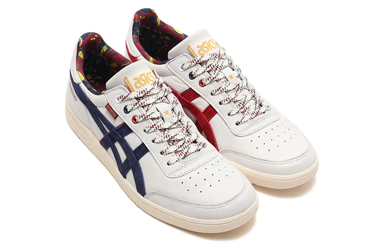 Lookbook ASICS Gel-Vickka TRS 灰蓝红配色 运动鞋 H83SK-0058