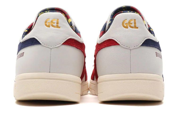 Shop ASICS Gel-Vickka TRS 灰蓝红配色 运动鞋 H83SK-0058