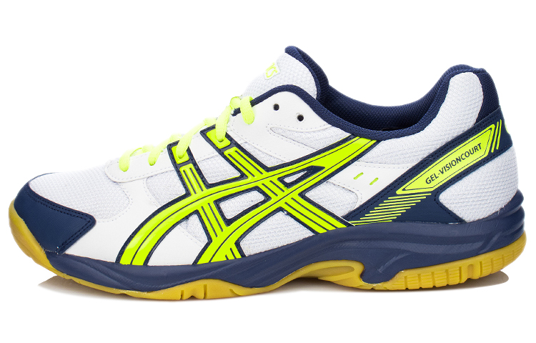 Buy Asics Gel-Visioncourt 舒適耐磨慢跑鞋 白黃