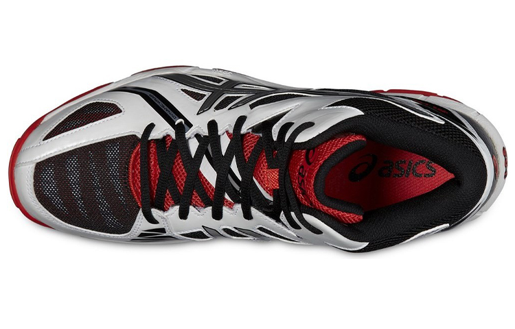 Lookbook ASICS Gel-Volley Elite 3 MT ''Noir Rouge Blanc Argent'' B501N-0193