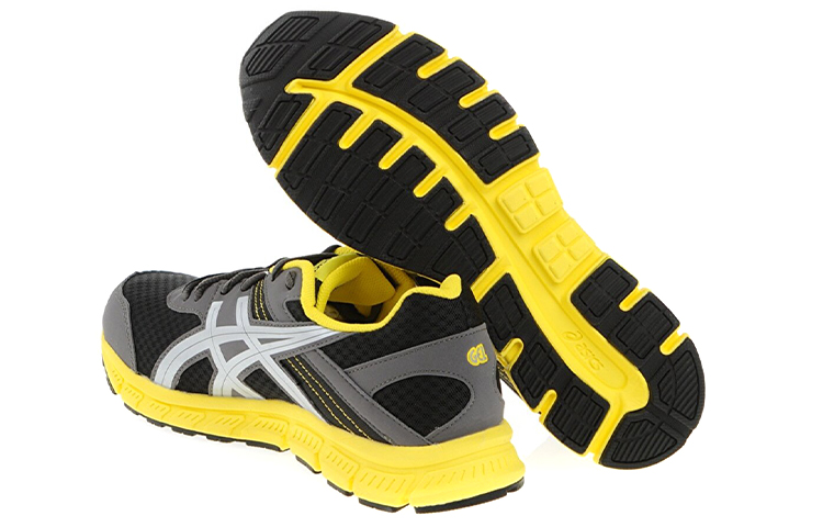 Shop 아식스 젤-자라카 블랙/그레이/옐로우 T2F3N-7411