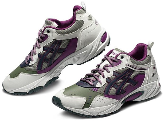 ASICS Gel-100 TR '白绿色紫色' 运动鞋 1203A095-301 Lookbook ASICS Gel-100 TR '白绿色紫色' 运动鞋 1203A095-301