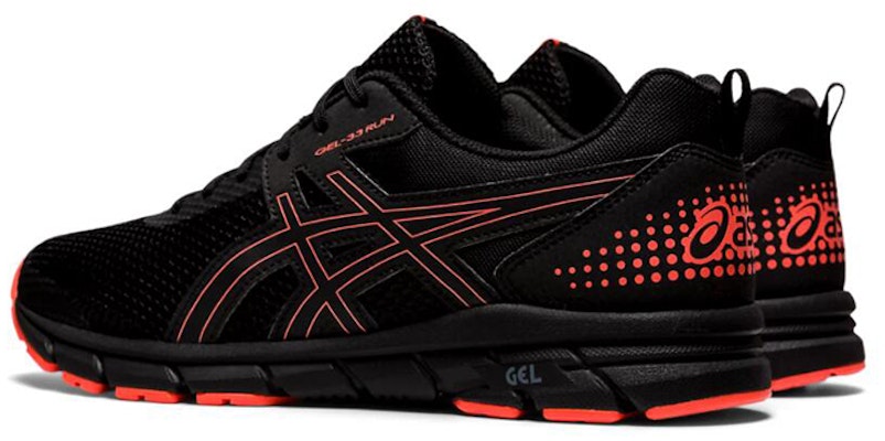 ASICS Gel 33 'Negro Coral Flash' 1011A638-002 Shop ASICS Gel 33 'Negro Coral Flash' 1011A638-002