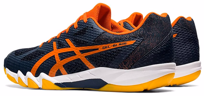 ASICS Gel-Blade 7 'French Blue Marigold Orange' 1071A029-400 Shop ASICS Gel-Blade 7 'French Blue Marigold Orange' 1071A029-400