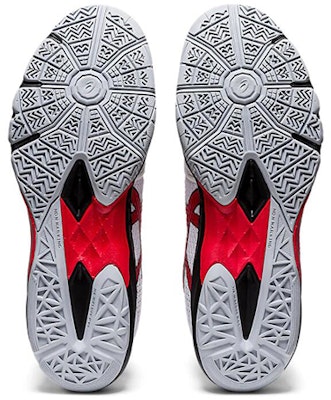 ASICS Gel-Blade 7 'White Red' 1071A029-101 Details for ASICS Gel-Blade 7 'White Red' 1071A029-101