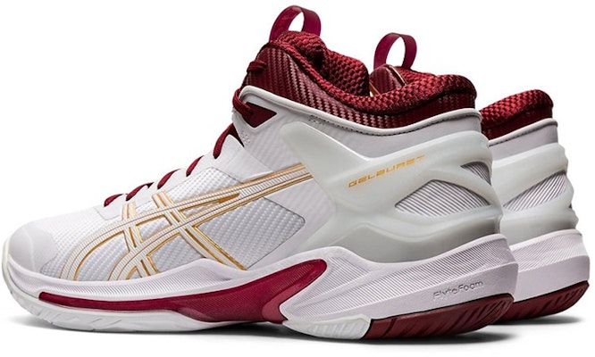 ASICS Gel-Burst 24 White/Red 1063A015-101 Shop ASICS Gel-Burst 24 White/Red 1063A015-101