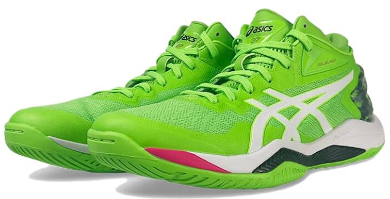 Asics Gel-burst 27 舒適 減震耐磨 低筒 籃球鞋 男款 綠色 Lookbook Asics Gel-burst 27 舒適 減震耐磨 低筒 籃球鞋 男款 綠色