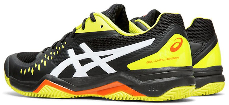 ASICS Gel-Challenger 12 Clay Black/Yellow 1041A048-015 Shop ASICS Gel-Challenger 12 Clay Black/Yellow 1041A048-015