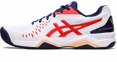 ASICS Gel-Challenger 12 Clay 'White Classic Red' 1041A048-115 ASICS Gel-Challenger 12 Clay 'White Classic Red' 1041A048-115