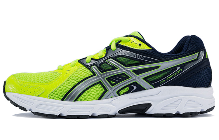 Buy ASICS Gel Contend 2 Fluorescent Yellow Silver T424N 0791 Novelship