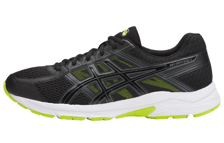Buy ASICS Gel Contend 4 黑色能量绿 T715N-9090