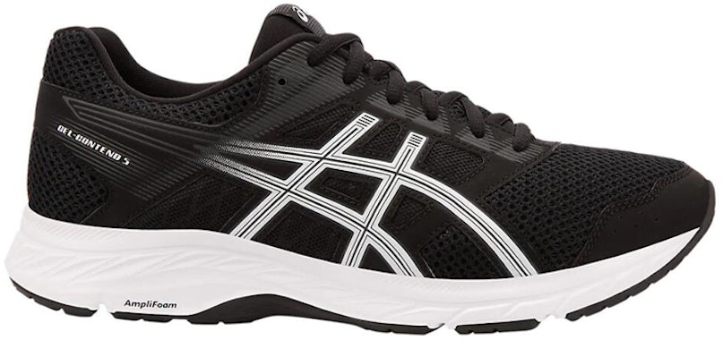 ASICS Gel Contend 5 4E Lebar 'Hitam Putih' 1011A252-001 Order ASICS Gel Contend 5 4E Lebar 'Hitam Putih' 1011A252-001