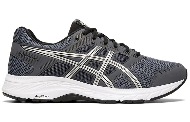 Order ASICS Gel Contend 5 4E Lebar 'Kelabu Pembawa Perak' 1011A252-024