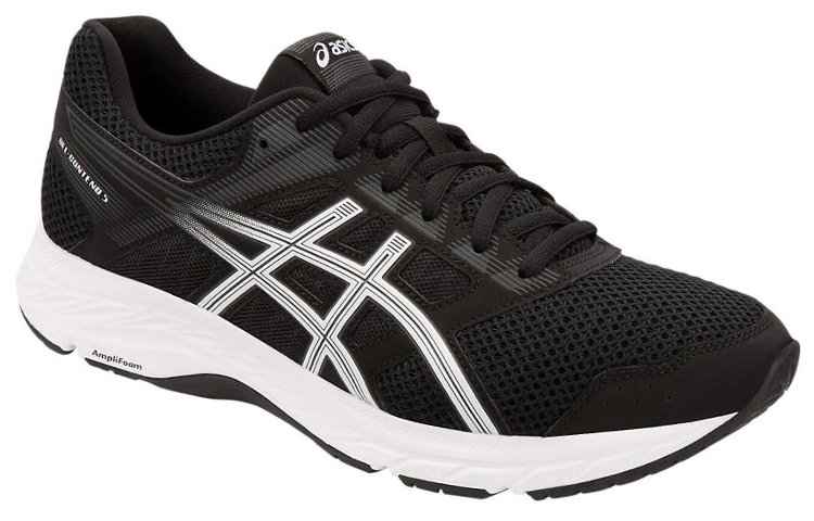 Lookbook ASICS Gel Contend 5 'Hitam Putih' 1011A256-001