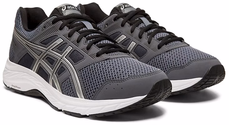ASICS Gel Contend 5 'Carrier Grey Silver' Lelaki Kasut Sukan 1011A256-024 Lookbook ASICS Gel Contend 5 'Carrier Grey Silver' Lelaki Kasut Sukan 1011A256-024