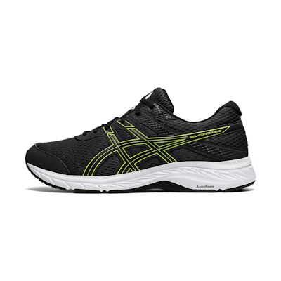 ASICS Gel Contend 6 4E Wide 'Graphite Lime Zest'