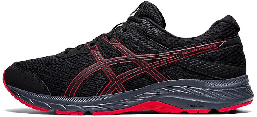 ASICS Gel Contend 6「黑色經典紅」1011A667-004 Buy ASICS Gel Contend 6「黑色經典紅」1011A667-004