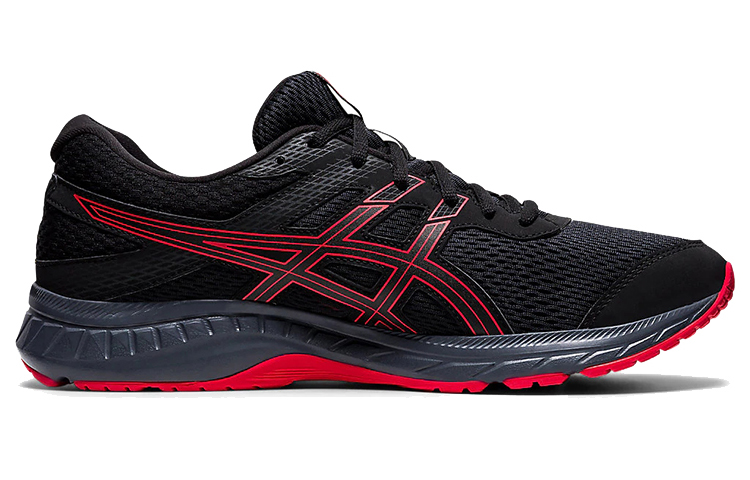Order ASICS Gel Contend 6 'Hitam Merah Klasik' 1011A667-004