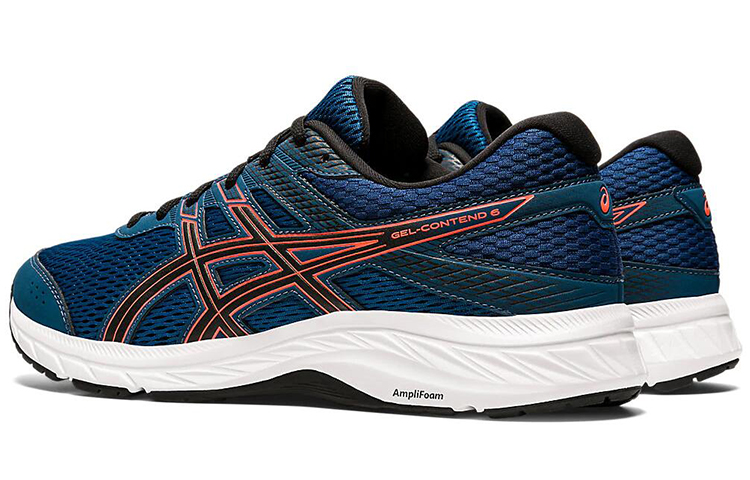 Lookbook ASICS Gel Contend 6 'Mako Blue' Lelaki Kasut Larian 1011A667-402