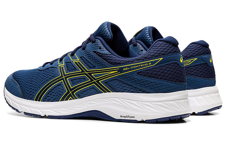 Shop ASICS Gel Contend 6 Extra Wide 'Grand Shark' Ancho Extra 1011A666-400