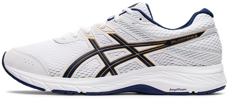 Sepatu Olahraga ASICS Gel-Contend 6 Putih/Hitam 1011A667-100 Buy Sepatu Olahraga ASICS Gel-Contend 6 Putih/Hitam 1011A667-100