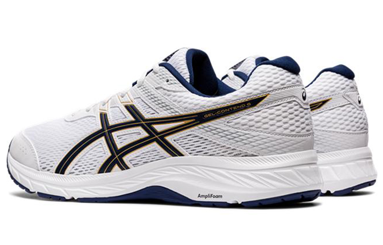 Shop 亞瑟士 Gel-Contend 6 低幫 跑步鞋 男款 白黑