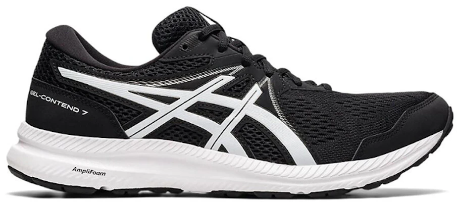 ASICS Gel Contend 7 4E Large ''Noir Blanc'' 1011B039-002 Order ASICS Gel Contend 7 4E Large ''Noir Blanc'' 1011B039-002