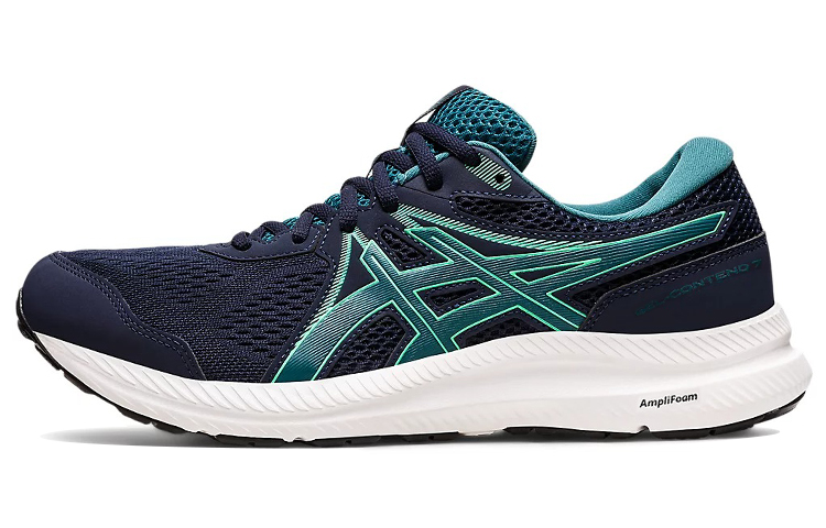 Buy Asics Gel-Contend 7 舒適耐磨跑步鞋 海軍藍
