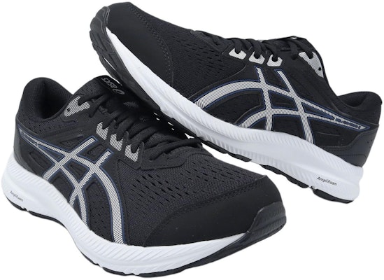 ASICS Gel Contend 8 4E Lebar 'Hitam Biru Expanse' 1011B679-005 Lookbook ASICS Gel Contend 8 4E Lebar 'Hitam Biru Expanse' 1011B679-005
