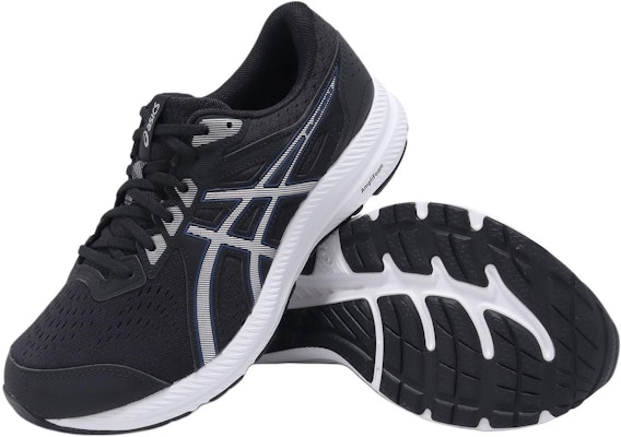 ASICS Gel Contend 8 4E Lebar 'Hitam Biru Expanse' 1011B679-005 Shop ASICS Gel Contend 8 4E Lebar 'Hitam Biru Expanse' 1011B679-005
