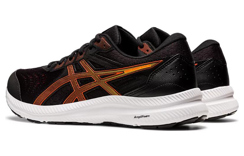 Shop ASICS Gel Contend 8 4E Wide 'Hitam Cherry Tomato' 1011B493-004