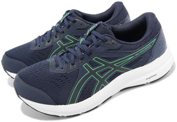 ASICS Gel Contend 8 4E Wide 'Midnight New Leaf' Lelaki Kasut Sukan 1011B679-401 Order ASICS Gel Contend 8 4E Wide 'Midnight New Leaf' Lelaki Kasut Sukan 1011B679-401
