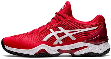 ASICS Gel-Court FF Novak Clay 'Red Low Top Performance Running Shoes' 1041A276-960 ASICS Gel-Court FF Novak Clay 'Red Low Top Performance Running Shoes' 1041A276-960