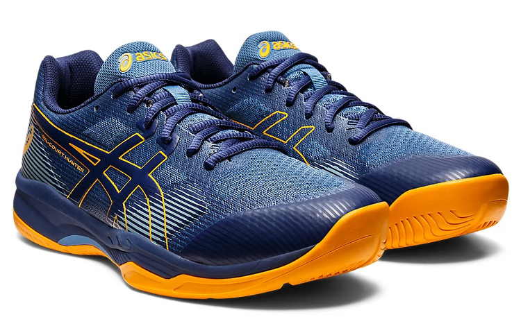 Lookbook ASICS Gel Court Hunter 2 ''Bleu Océan Jaune'' 1071A059-402