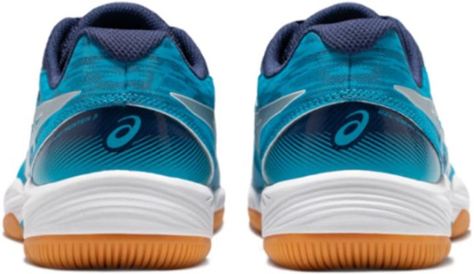 Asics Gel-Court Hunter 3 耐磨透氣 低筒 羽球鞋 藍灰 Lookbook Asics Gel-Court Hunter 3 耐磨透氣 低筒 羽球鞋 藍灰