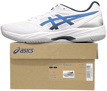 ASICS Gel Court Hunter 3 'Putih Biru Ilusi' Sepatu Olahraga 1071A088-101 Lookbook ASICS Gel Court Hunter 3 'Putih Biru Ilusi' Sepatu Olahraga 1071A088-101