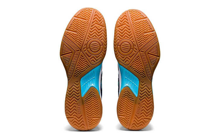 Details for ASICS Gel Court Hunter ''Peacoat Aquarium'' Herren Tennis-Schuhe 1071A020-401